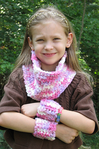 Snow Princess Neck Warmer & Cuff Set photo 2