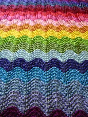 Ravelry: Knitting In Technicolor Waves pattern by Sheila Zachariae