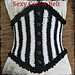 Steampunk corset belt crochet pattern