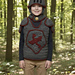 Full Frontal of Knight vest and hat crochet pattern for cosplay