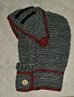 knights hat Childs crochet pattern.