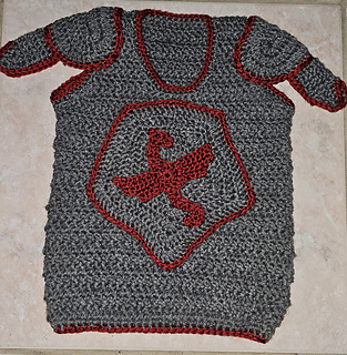 Warm knights vest crochet pattern