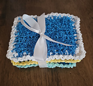 Sponge holder. Ready for gift giving or to sell