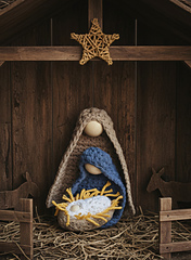 Abstract Nativity Scene Crochet Pattern