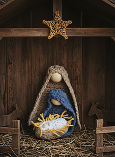 Abstract Nativity Scene Crochet Pattern