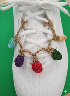 Drape your sneakers in holiday charm.