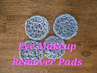Makeup pad removal crochet pattern. Packaging bands included.