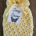 Soap Saver crochet pattern that is cute and quick. Comes with tag templates for sales