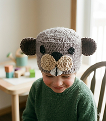 beaver hat crochet pattern