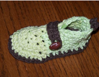 100 percent cotton sustainable baby shoe crochet pattern - Einfaches Häkelmuster für Babyschuhe für Anfänger ...