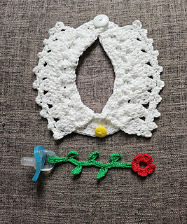 removable pacifier holder crochet pattern
