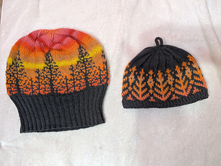 Made a Little Fair Isle Hat with the leftover yarn