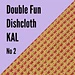 Fancy Beads Dishcloth pattern 