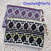 Flower Power Mosaic Zip Pouches pattern