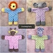 Safari Slumber Party Granny Hexagon Loveys pattern 