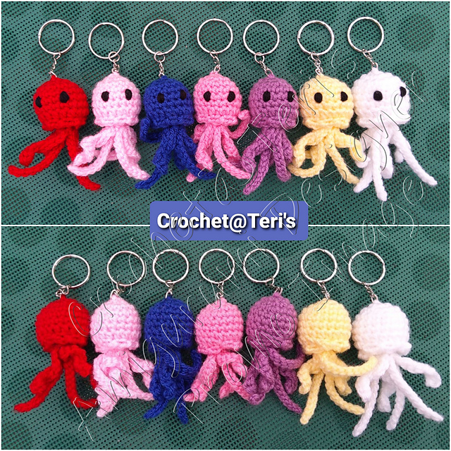 Ravelry: Jellyfish Keychain pattern by Crochet at Teri's