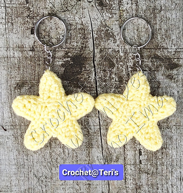 Ravelry Star Keychain pattern by Crochet at Teri's