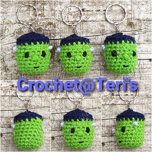 Ravelry Frankie's Monster Keychain pattern by Crochet at Teri's