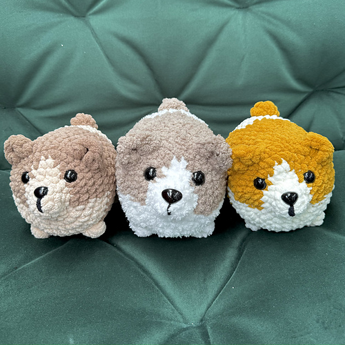 Loaf Puppies - Crochet by DoraLily