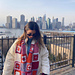 cool sunset scarf pattern 