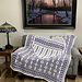 Interlocking Lace Heart Afghan pattern