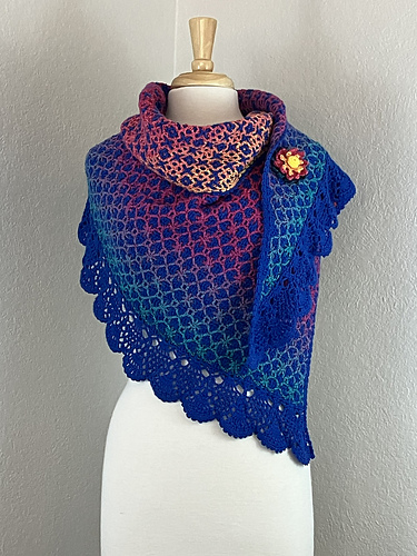 Endless Flowers Shawl
