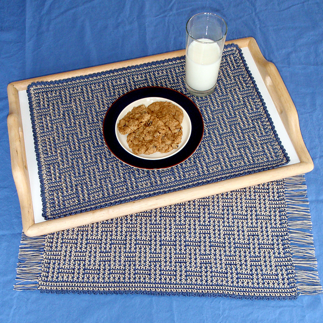 Ravelry Reversible Woven Placemats pattern by Kathryn A. Clark