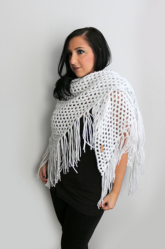 Chunky Fringe Shawl photo 1