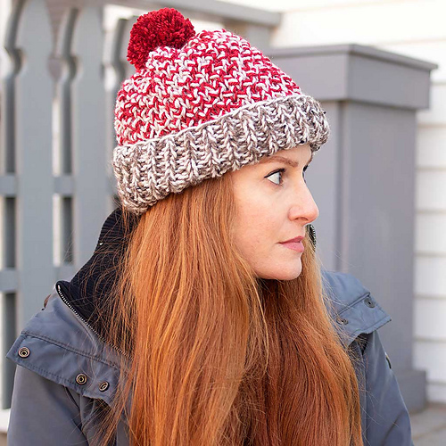 Ravelry Double Knit Hat pattern by Gina Michele