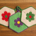 Flower Power Dishcloth and Trivet pattern 