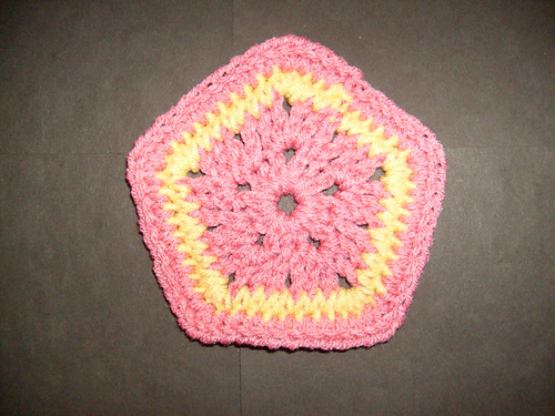 Ravelry: Pentagon Coaster pattern by Julie A Bolduc