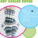 Baby Cable Socks pattern 