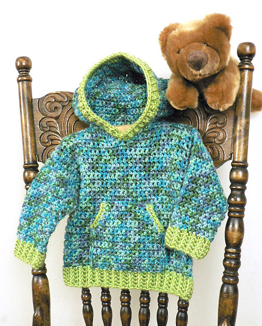 Ravelry Toddler Hoodie pattern by Tammy Hildebrand