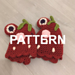 Strawberry Frog Hat pattern