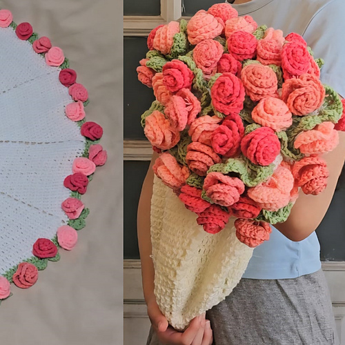 Flower Bouquet Blanket