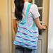 Wave Stitch Tote Bag pattern 