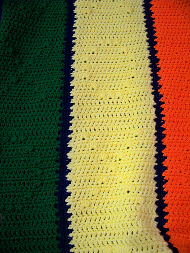 Hugs and Kisses Puff Stitch Afghan or Scarf photo 4