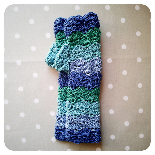 Gloves :: Wave Stitch Wristwarmer Mittens photo 2
