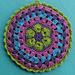 African Flower Mandala Pot Holder photo 3