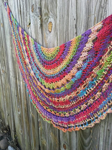 A Little of This a Little of That Shawlette photo 7