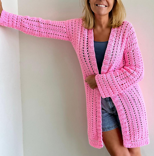 IN THE PINK CARDIGAN - CroJennifer