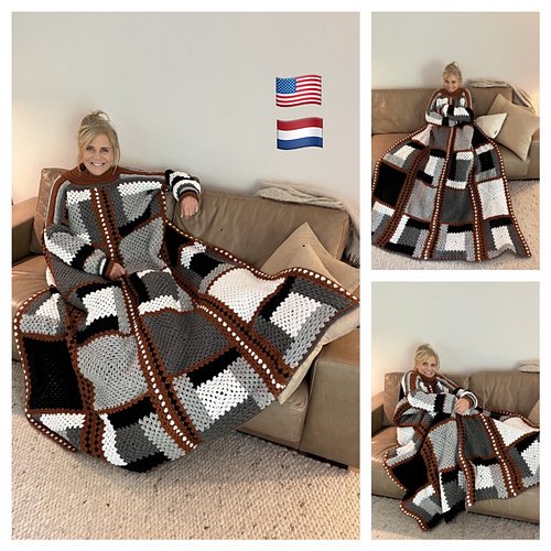 Crochet Sweater Blanket Pattern
