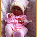 14" Reborn Baby/ Premature Baby Pram set photo 3