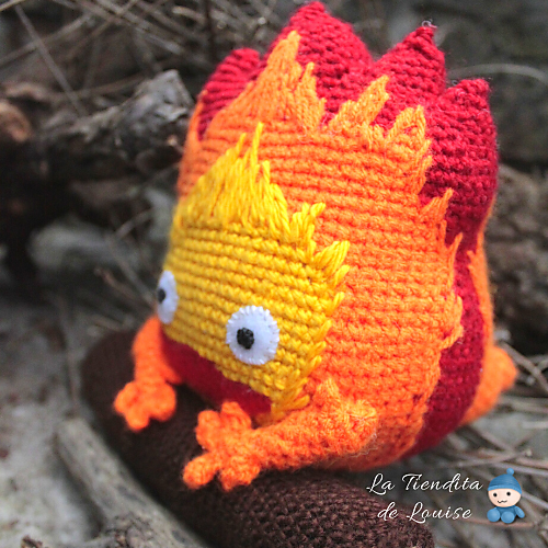 Calcifer Amigurumi - Louise Dauvin