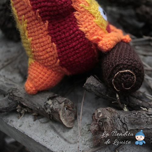 Calcifer Amigurumi - Louise Dauvin