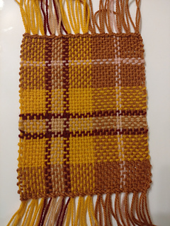 Autumn plaid scarf colours