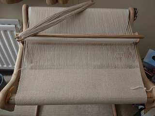 Weaving the back panel