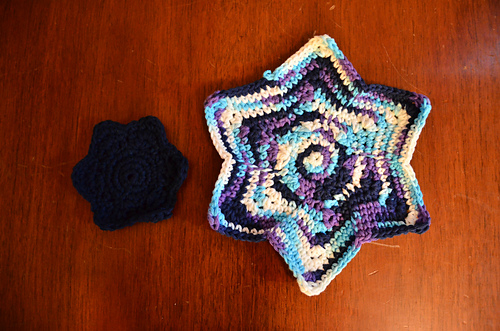 Star Coaster and Dishcloth photo 2