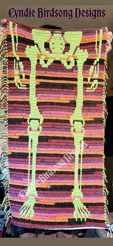 Tester Cindy's progress pic in a super fun color combo!