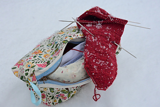 Foot of sock one.